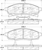 Stoptech 308.0376 Street Brake Pads