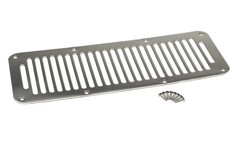 Kentrol 30458 fits Jeep 87-95 Wrangler YJ Hood Vent 8 Holes- Polished Silver