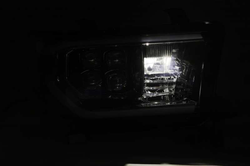 AlphaRex 880774 fits Toyota 07-13 Tundra NOVA LED Proj Headlights Black w/ Acti