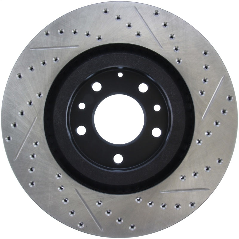 Stoptech 127.45071R 04-09 Mazda RX-8 Slotted & Drilled Right Front Rotor