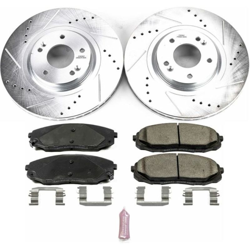 PowerStop K7218 fits Kia 15-19 Sedona Front Z23 Evolution Sport Brake Kit
