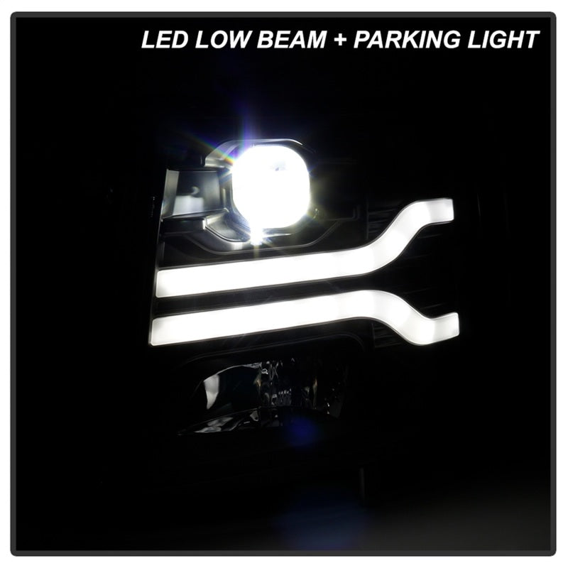 Spyder 5087614 fits Chevy 07-13 Silverado 1500 /2500HD/3500HD 07-14 LED Black P