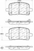 StopTech 308.1028 Street Touring Brake Pads