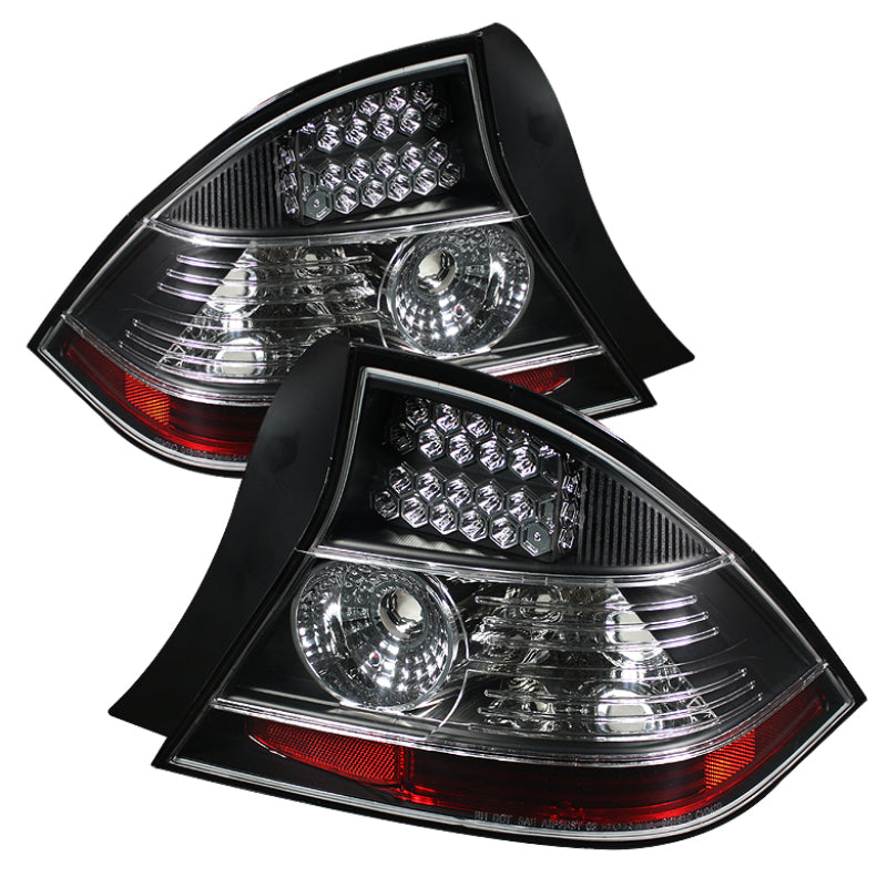 Spyder 5008541 fits Honda 04-05 Civic 2Dr LED Tail Lights Black ALT-YD-HC04-2D-