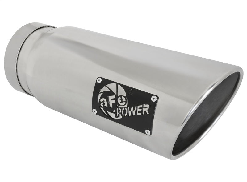 AFE 49T50601-P15 rce-Xp 5in Inlet x 6in Outlet x 15in length Polished Exhaust T