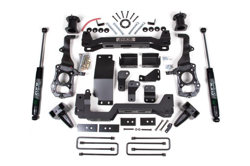 Zone Offroad ZONF99N 021 fits Ford F150 4in Front 2in Rear Suspension Lift Syste