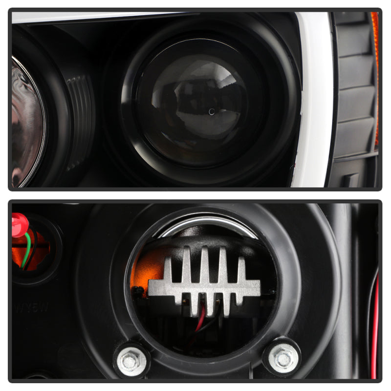 Spyder 5088185 fits Toyota 05-11 Tacoma V2 High-Power LED Headlights - Black PR