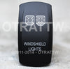 SPOD 860525 Rocker LED Windshield Lights Switch