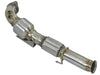 AFE 48-33024-HC d Steel 3in. 304 SS Catted Series Downpipe 16-18 fits Ford Focu