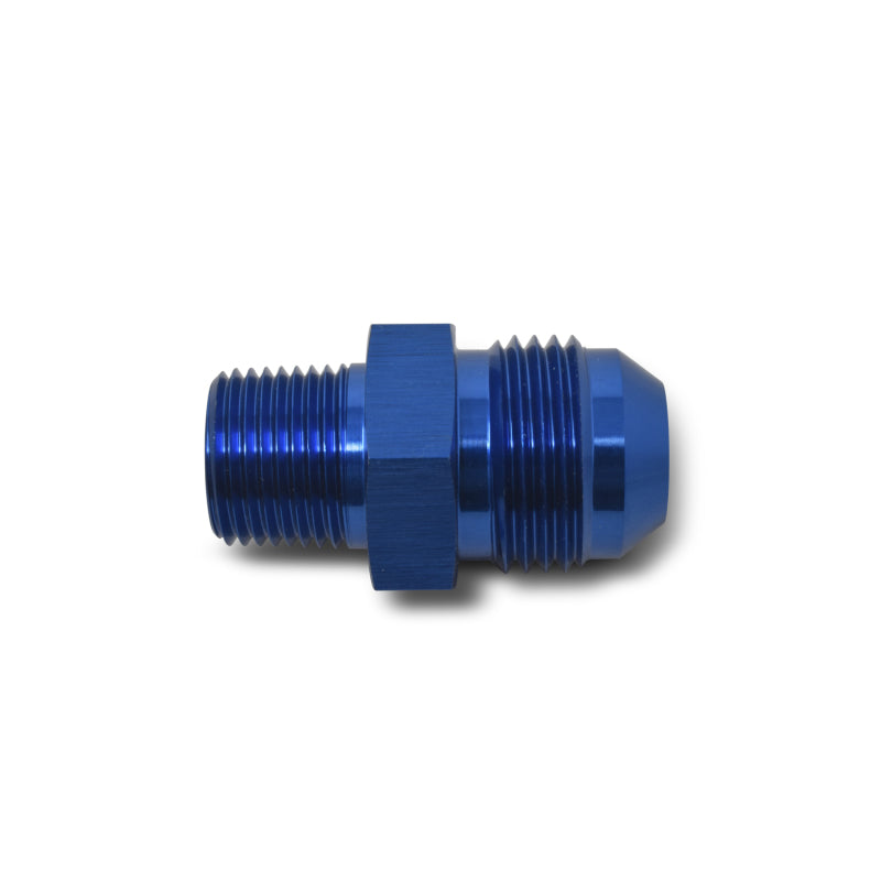 Russell 660520 Performance -12 AN to 1/2in NPT Straight Flare to Pipe (Blue)