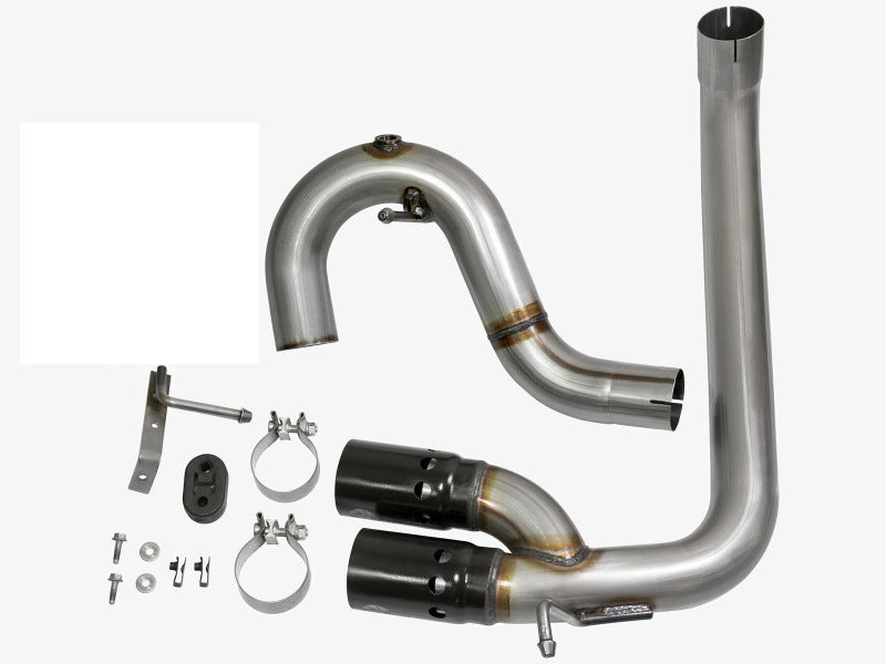 AFE 49-44065-B Series DPF-Back 3in Side Exit SS Exhaust w/ IC Black Tip 2016 fi