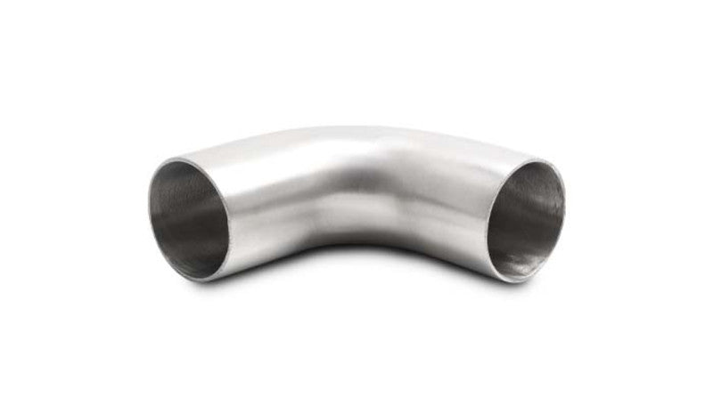 Vibrant 13342 OD 2.75in Tangent Length T304 SS 90 Deg Mandrel Bend w/Extended L