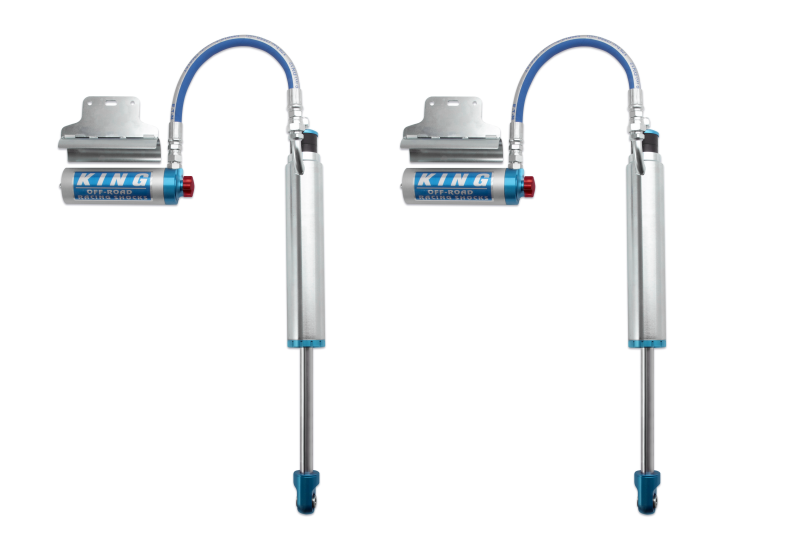 King 25001-121A Shocks 2005+ fits Toyota Tacoma (6 Lug) Rear 2.5 Dia Remote Reservoir Shock w/Adjuster (Pair)