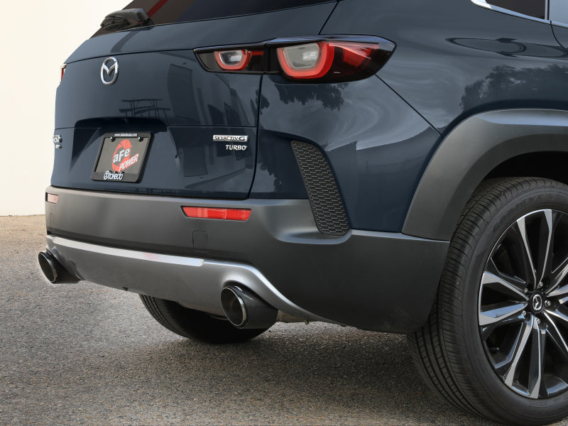AFE 49-37036-C fits Mazda CX-50 Takeda 2.5in 304 SS Axle-Back Exhaust System w/