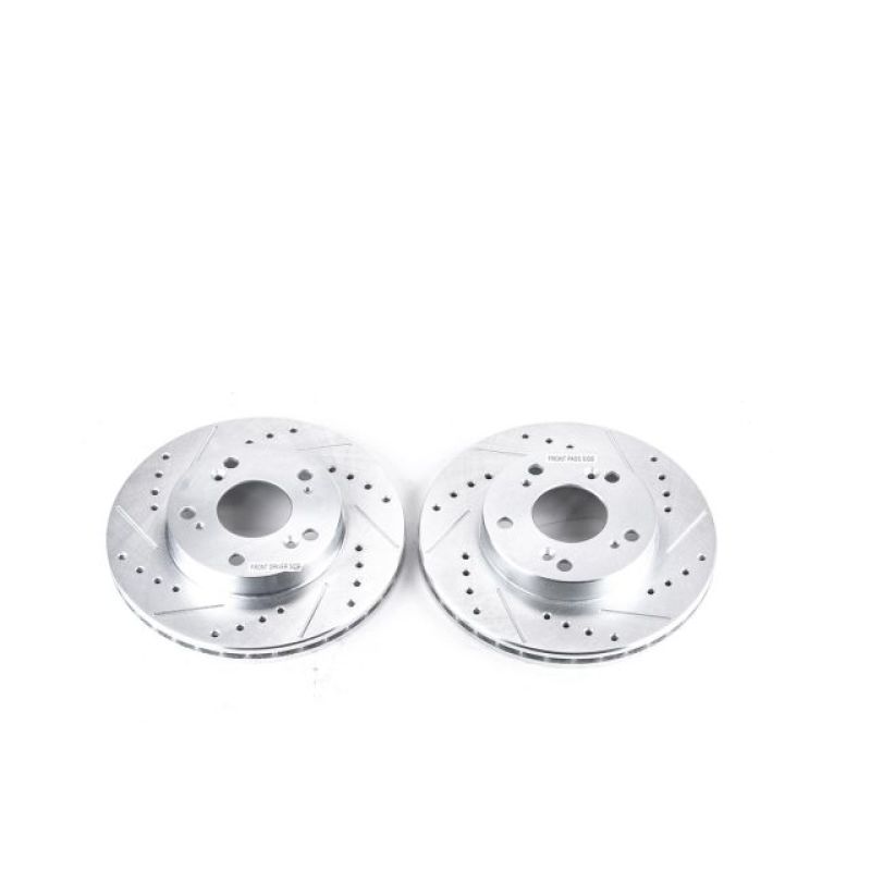 PowerStop fits Acura 02-06 RSX Front Evolution Drilled & Slotted Rotors - Pair