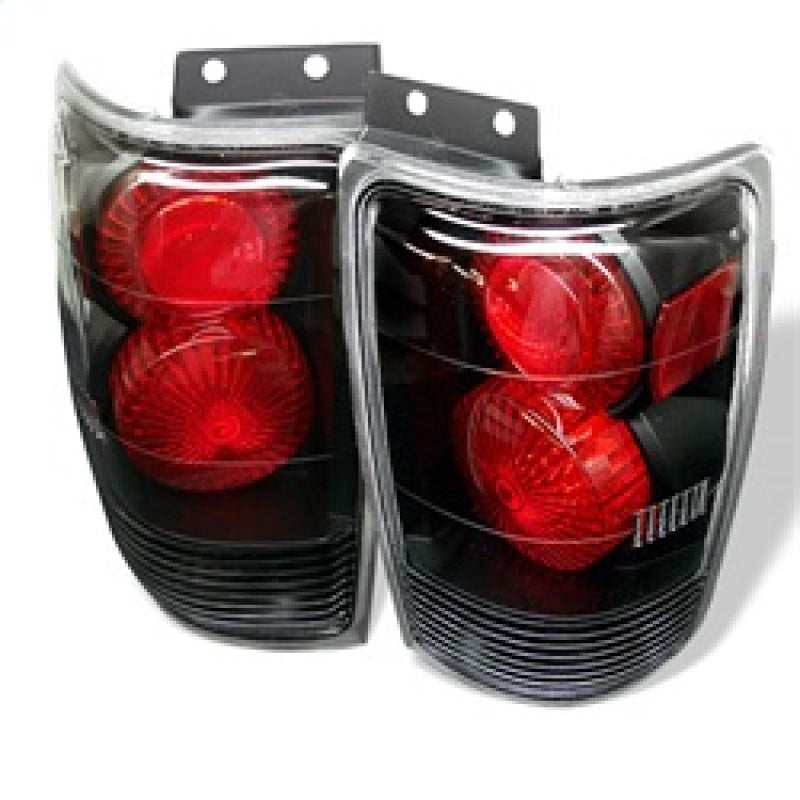 Spyder 5002822 fits Ford 97-02 Expedition Euro Style Tail Lights Black ALT-YD-F