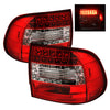 Spyder 5007087 fits Porsche 03-07 Cayenne LED Tail Lights Red Clear ALT-YD-PCAY