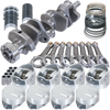 Eagle 18326L030 fits Chevy 454 1Pc 4.000in Crank 6.135in I-Beam Rods 43cc Dome 4.280in Pistons Rotating Assembly
