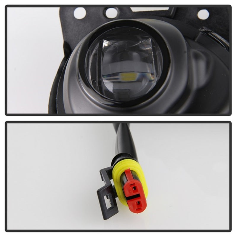 Spyder 9043192 fits Mazda 17-18 3 OEM Style Full LED Fog Light w/Switch - Clear