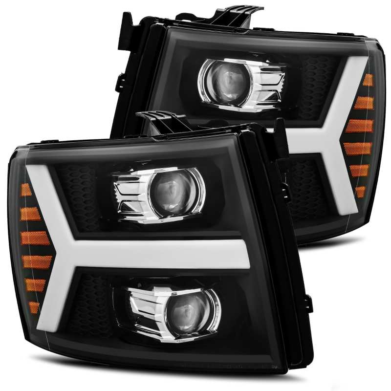 AlphaRex 880205 fits Chevy 07-13 1500HD PRO-Series Proj Headlight Plank Style M
