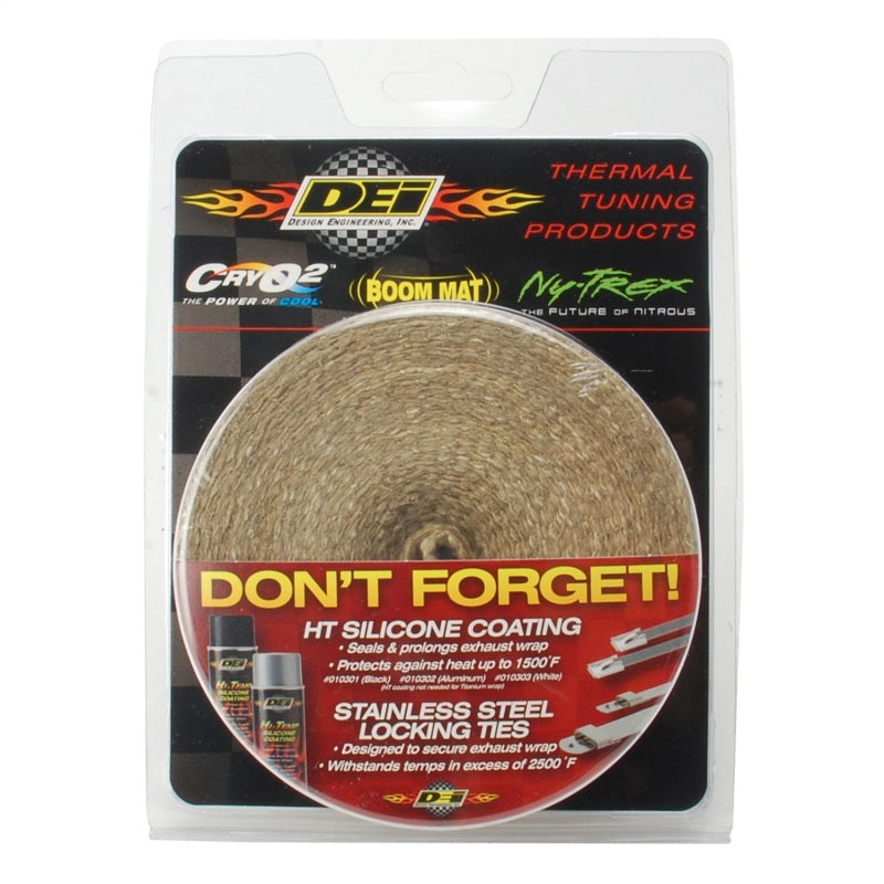 DEI 10137 Exhaust Wrap 2in x 25ft - Tan