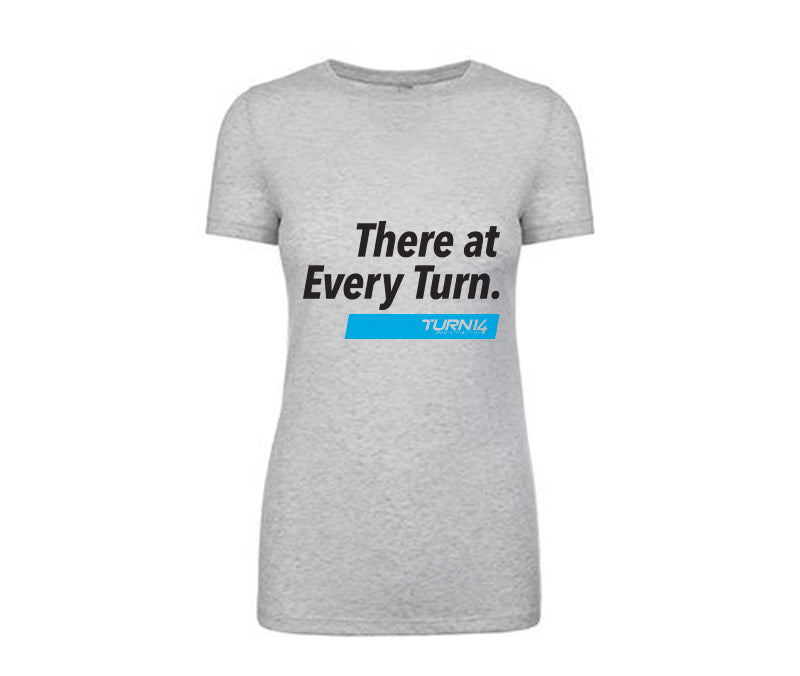 Turn 14 Distribution 9034 Ladies White T-Shirt - XL