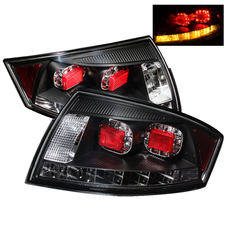 Spyder 5000422 fits Audi 00-06 TT LED Tail Lights Black ALT-YD-ATT99-LED-BK