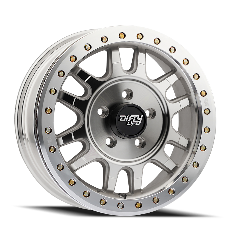 Dirty Life 9309R-57102M 9309R fits Canyon Pro 15x7 4x137 13mm Offset/106.25mm Hub Machined - Beadlock