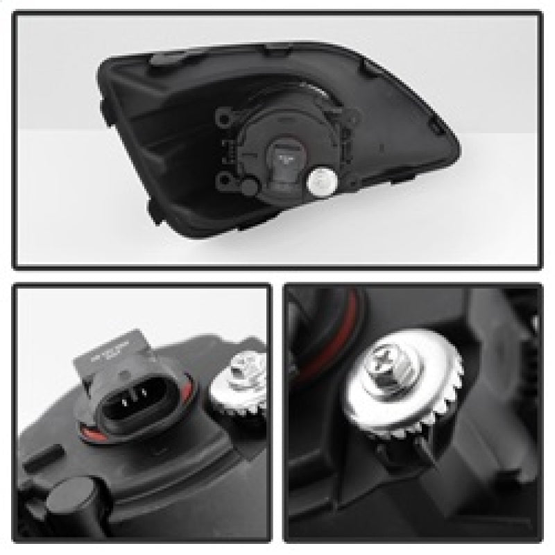 Spyder 5080332 fits Ford 13-20 C-Max 2015 OEM Fog Light W/Universal Switch- Cle