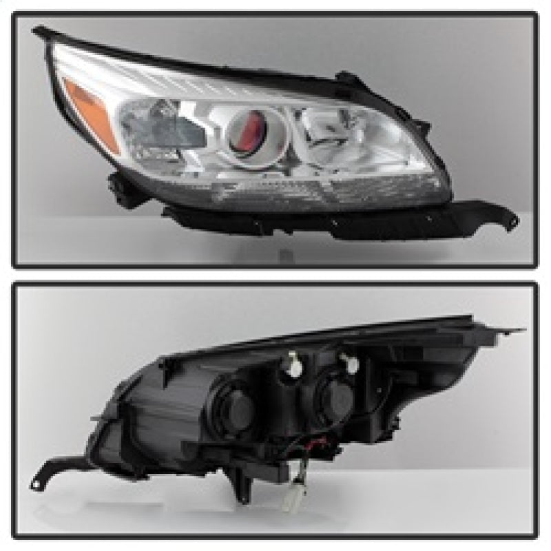 xTune 9937057 13-15 fits Chevy Malibu OEM Style Halogen Proj Headlights -OEM Ri