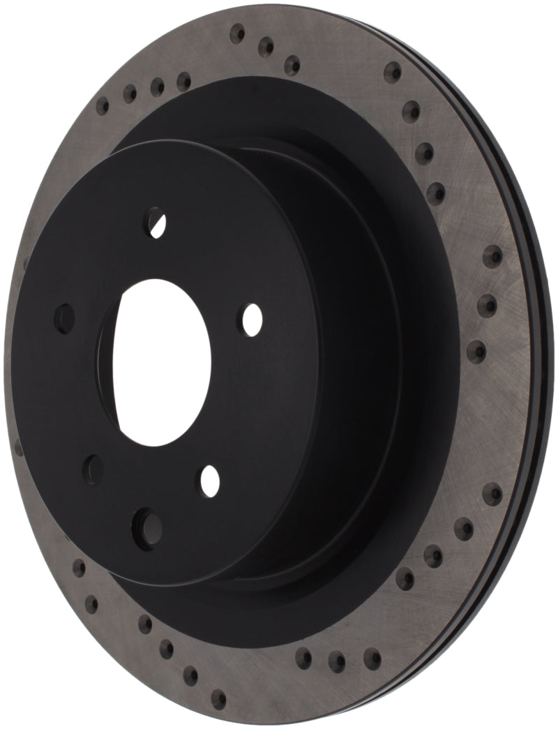 Stoptech 128.42088R 08-09 fits Infiniti EX35 / 05-08 G35 / 09 G37 / 06-09 M35/M45 Drilled Right Rear Rotor