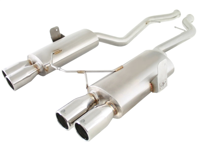 AFE 49-36312-P rce XP Exhaust Cat-Back 2.5in Dia SS-304 Polished Tips 07-13 fit