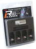 Project Kics WYIF43KK 12X1.25 R40 Iconix Black Lug Nut Lock Set - 4