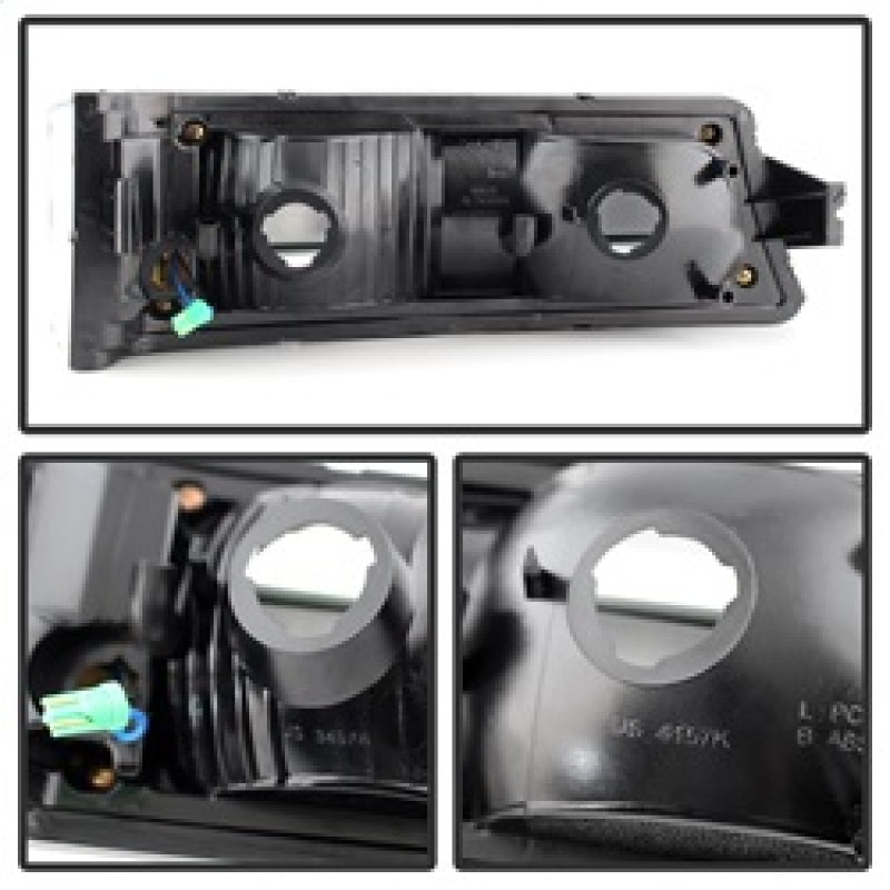 9027482 Xtune fits Chevy 03-06 Silverado / Avalanche 02-06 LED Bumper Lights B