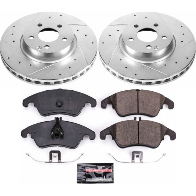 PowerStop fits Mercedes-Benz 13-14 C300 Front Z23 Evolution Sport Brake Kit