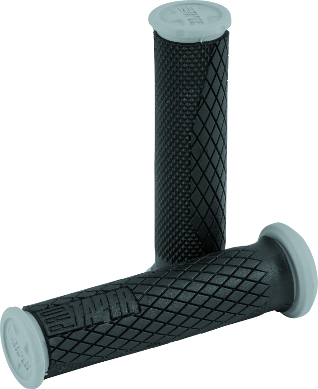 ProTaper 24832 Full Diamond Dual Density ATV Grips - Black/Gray