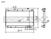 Koyo V2574 02-05 fits Honda Civic Si 2.0L EP3 (MT) Radiator