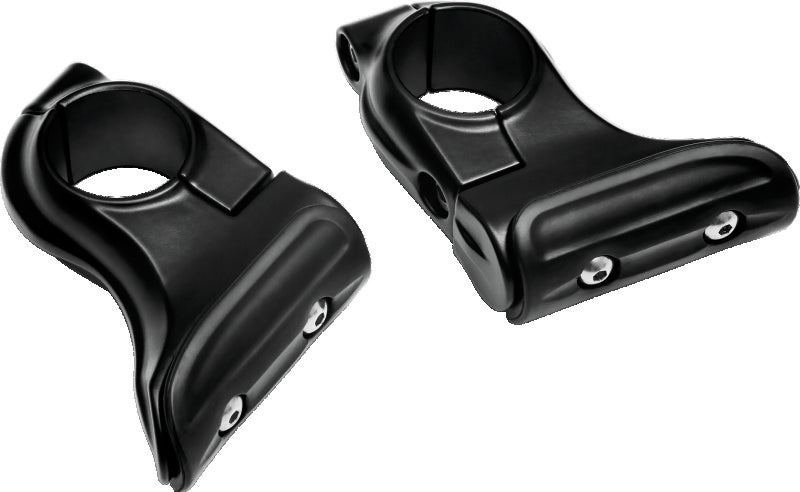 Kuryakyn 7633 Kuryakyn Toe Rest Cruise Pegs Satin Black (Pair)