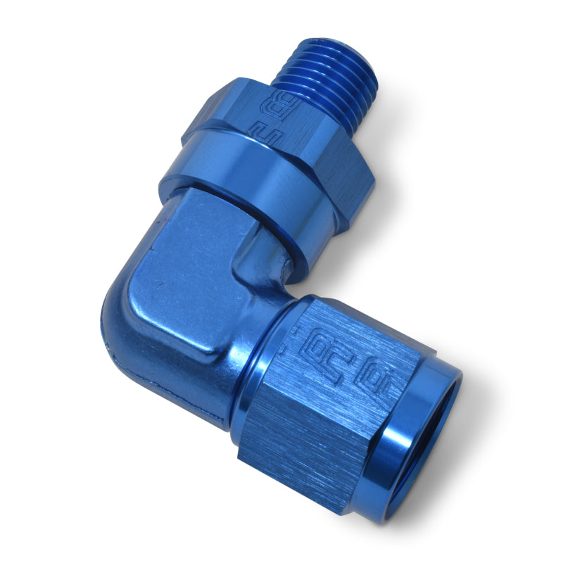 Russell 614006 Performance -6 AN 90 Degree Female to Male 1/4in Swivel NPT Fitting