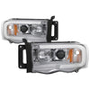 Spyder 5084613 fits Dodge 02-05 Ram 1500 V2 Projector Headlights - Light Bar DR