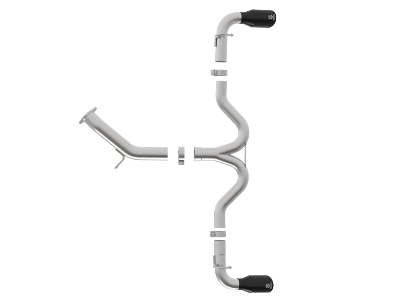 AFE 49-37002-1B 3-2.5in 304 SS Axle-Back Exh System w/Black Tip 2018 fits Hyun