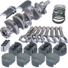 Eagle 16006125 fits Ford 289/302 3.250in Crank 5.400in I-Beam Rods -6cc Flat Top 4.125in Pistons Rotating Assembly