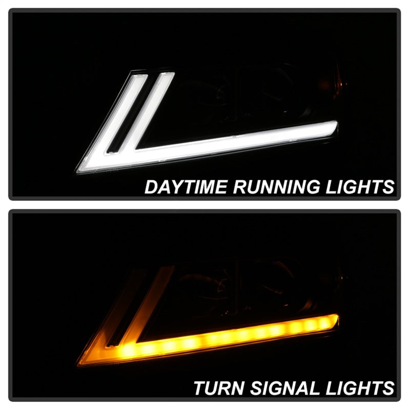 xTune 9042874 14-18 fits Chevy Impala (Excl Limited) DRL Halogen Proj Headlight