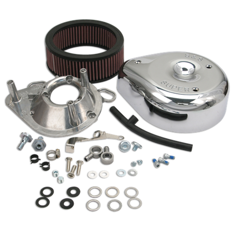 S&S 17-0403 Cycle 99-06 BT Teardrop Air Cleaner Kit for Super E/G Carb