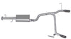 Gibson 618808 fits Toyota 07-14 FJ Cruiser Base 4.0L 2.5in Cat-Back Dual Split