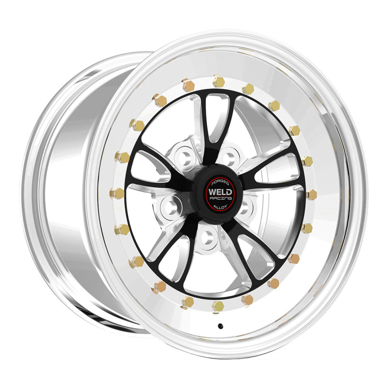 Weld 793B-57206 Full Throttle 15x7 / 5x4.5 BP / 3.5in. BS Black Wheel - Polishe
