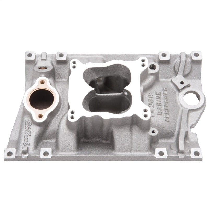 Edelbrock 2519 96-17 fits Chevy 4.3 V6 Vortec Marine Engine Performer Series Intake Manifold w/8 Bolts
