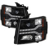 Spyder 5083524 fits Chevy 07-13 Silverado 1500 V2 Projector Headlights - LED DR