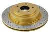 DBA DBA653X 06-07 WRX / 05-08 LGT Rear Drilled & Slotted Street Series Rotor