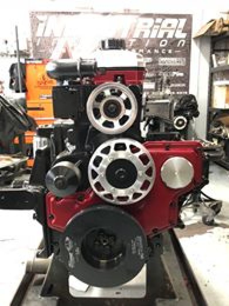 Industrial Injection 24FC09 fits Dodge 07-18 Cummins 5.9L/6.7L Common Rail Billet Pulley Kit